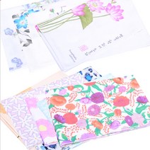 두겹 면100% 롱직각 가제 나염 수건 판촉물수건 아기가제수건 신생아수건