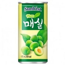 썬키스트 매실 175mlx30캔x3박스(90캔), 175ml, 90개
