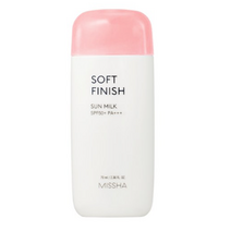 미샤 올 어라운드 세이프 블록 소프트 피니쉬 선밀크 SPF50+/PA+++, 10개, 70ml