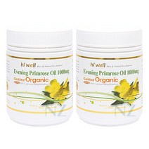 Hi well 뉴질랜드 하이웰 달맞이꽃종자유 EPO 1000mg 200정 2팩, 2개
