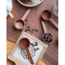 대추나무 천연 옻 칠 원두커피 계량스푼, 1개