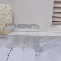 ABM 원형 소품 보관 용기 500ml 4개입용기 원형용기 화장품용기 밀폐용기 휴대용용기 잡곡용기 양념용기 젓갈용기 소분통 슬라임용기 견과류통 플라스틱병 쿠키통 냉장고정리