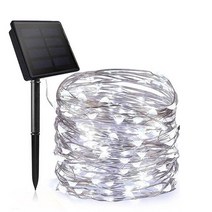정원가꾸기 데코 태양광 LED 라이트 야외 꽃줄 램프 정원 방수 캠핑 화환 스트링 크리스마스 장식 거리, 02 White 1Piece_01 7M 50LED