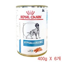 로얄캐닌 DOG 하이포 알러제닉 캔 400gX6개, 상세정보참조, 400g, 6개