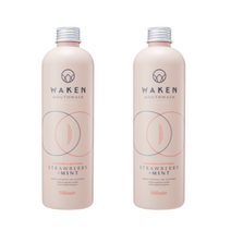 웨이큰 마우스워시 스트로베리민트향 + 스테인리스 컵, 500ml, 2개