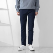 위드썸띵 스탈 남성 본딩 기모 밴딩 바지(IND)