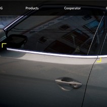 LHG520511벨로스터 윈도우몰딩 3pcs 자동차 창틀몰딩