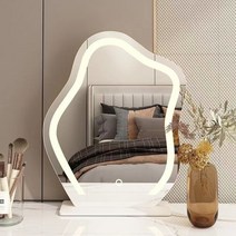 LED화장대거울 메이크업 조명거울 탁상용 led 조명 스탠드, 화이트