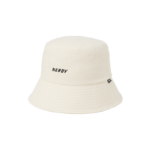 NERDY 오버사이즈 버킷햇 크림