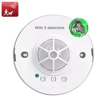 재실 감지기 모션 센서 110V 220V AC 조정 가능한 360 도 천장 PIR 적외선 바디 3 Led 라이트 스위치 화이트 036B