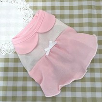 핸즈앤독 크롭 유치원복 고급원단 핸드메이드 강아지옷 애견의류, 크롭유치원복-핑크