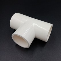 파이프 연결 DIY 조인트 홀더 커넥터 T자 20mm 흰색, 단품