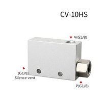 진공발생기 이젝터 진공 이젝터 발생기 공기 배출 공압 ACV CV-10 15 20 밸브 네거티브 제어, 20 CV-10HS