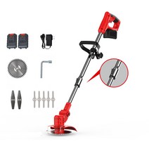 HYR 최신형전기예초기 다기능 초경량 휴대용예초기 슈트, 36TV [6 인치 톱날] 배터리 12000mA/두 번