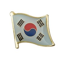 태극기뱃지 가방 군인 전역 외국인선물 배지