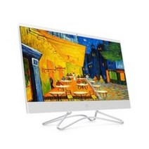 HP 일체형 PC 스노우 화이트 HP 22 All-in-One PC (i3-9100T 54.6cm), WIN10 Home/RAM 4GB/1256GB