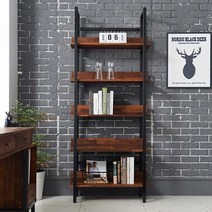 라움가구 에리나 멀바우 원목 800 책장 대.미아트, 월넛