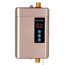 전기순간온수기 4000w 원격 제어 주방 욕실 샤워 물 빠른 난방 110v220v, 금, 오 플러그, 110v