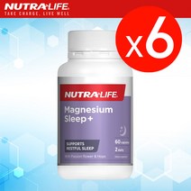 뉴트라라이프 마그네슘 슬립+ 60캡슐 6개