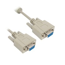 강원전자 넷메이트(NETmate) NMC-SFF100 NULL MODEM 시리얼 케이블 (크로스 9핀-9핀 (F F) 10m), 1개
