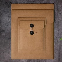 기타 단추봉투 대 5장, A4 크라프트, A4 크라프트, 1