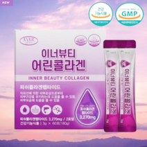 기타건강 / 에버그린 이너뷰티 어린콜라겐 3g x 60포, 1박스