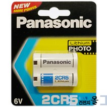 파나소닉 리튬 건전지 2CR5 (6V 1400mAh) 1알(1카드)