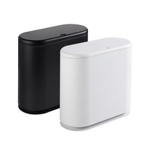 프랑코 원터치 슬림휴지통 (10L), 화이트