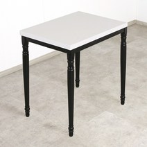 오디엔즈 TR6045 앤틱콘솔 블랙 원형파이프 보조테이블 W600 x D450, 03. 오크