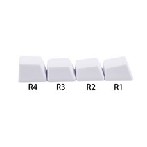 포인트 키캡 1u R1 R2 R3 R4 빈 두꺼운 PBT OEM 프로필 영숫자 키캡 diy용 맞춤형, White, 1 pcs R1 1u, 한개옵션2, 04 White