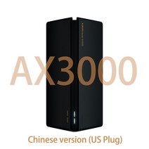 와이파이 증폭기 공유기 인터넷 샤오미 AX3000 무선 라우터 6 2.4G 5G 풀 기가비트 메쉬 3000Mbps 리피터 OFDMA VPN 신호, AU 어댑터 추가_중국 버전