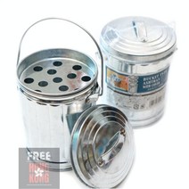 휴대용 미니 재떨이 가정용 아연도금, 1개