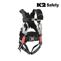 K2 전체식 안전벨트 더블죔줄 듀얼죔줄 산업용 일체형더블 안전그네 KB-9503Y, 1개