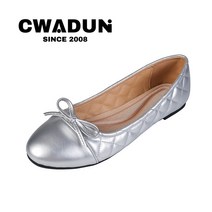 Cwadun 큐티리본 플랫슈즈