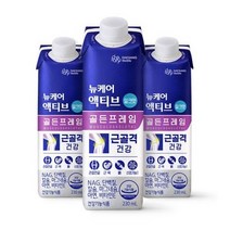 웰라이프 영양보충 대상웰라이프 뉴케어 액티브 골든프레임 밀크맛 230ml x 24팩 고단백 간식 노인식 영양균형식 체중조절, 14set