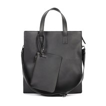 라보테 남자 클래식 가죽 토트백