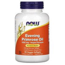 Now Foods 나우푸드 이브닝 프림로즈 오일 달맞이꽃 종자유 Evening Primrose Oil 1000mg 90정, 1팩