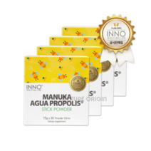 이노헬스앤케어 마누카 아구아 그린 프로폴리스 분말 파우더 스틱 1.5g 30포 4개, 30