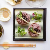 [타나카] 일본 사각 원형 모밀국수판 2종/택1 면기 소바그릇 일본그릇 메밀소바채 모밀면그릇