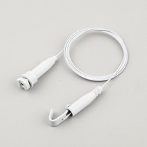 원터치 기본형 액자걸이 소 화이트, 없음, 와이어 2m