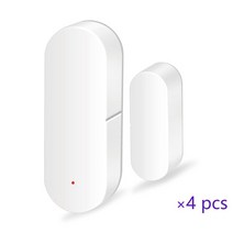 techage tuya 스마트 와이파이 도어 센서 홈 보안 무선 윈도우 센서 스마트 도어 개폐 감지기 스마트 라이프 앱 푸시, 협력사, 4개