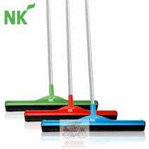 [식공구] 엔케이 이중 스펀지 바닥 밀대 (50cm 봉포함) / 스퀴지 아파트 유리 물기 제거 청소 업소용 HACCP, 150cm, 파랑