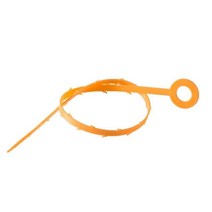 플렉스 하수구 샤프트 드레인 주방 싱크대 청소 후크 준설 스프링 파이프 hair dredge device clog tool 주방 가정용 싱크 청소 도구, 주황색