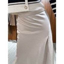 지컷 머메이드 롱 새틴 스커트 7253135103