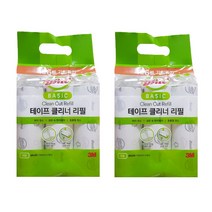 3M 스카치브라이트 테이프 클리너 베이직 대형 크리너 리필 세트, 리필6개+리필6개