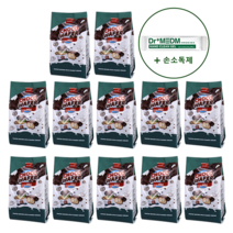 미니초코 웨이퍼 피넛 140g 12봉+ 손소독제1개, 피넛140g 12봉