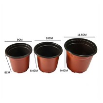 미니정원 화분 장식 꾸미기 피규어 20pcs/50pcs 플라스틱 성장 상자 홈 정원 식물 냄비 보육 이식 꽃 대 한, 06 12cm-50pcs