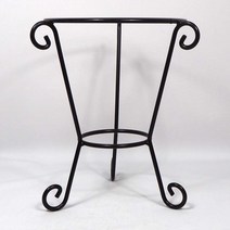 우리도예 국산철제수반받침대 사이즈 상세설명확인, 국산철제깊은수반받침 중