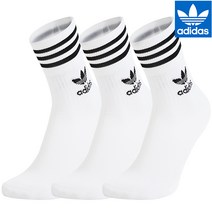 아디다스 미드 컷 크루 삭스, 화이트