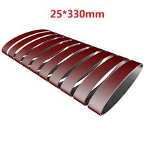샌딩기 샌더 전기 전동 사포 연마10pcs 벨트 세트 미니 벨트 용 앵글 그라인더 용, 25x330mm, 10개